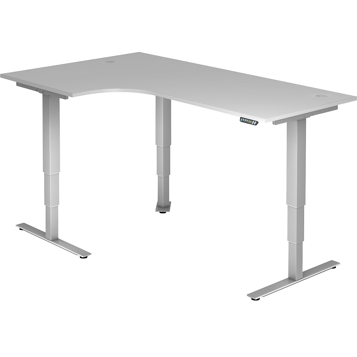 UPLINER2.0 Sitting/standing desk, electric height adjustment Lshaped