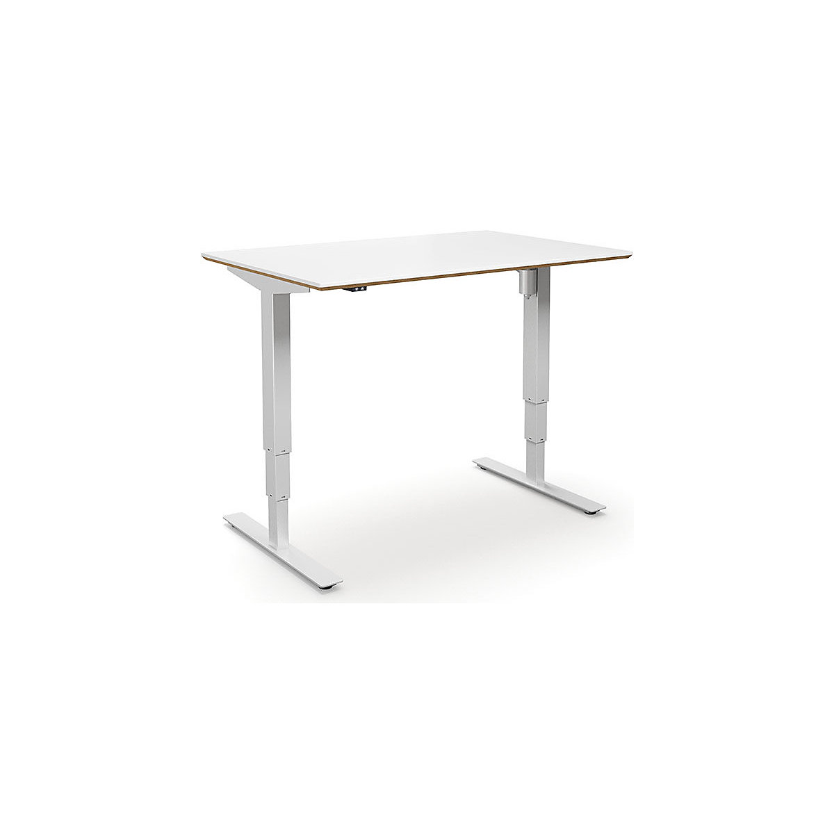 Atlanta Trend desk, electrically height adjustable, straight, WxD 1200 x 800 mm, white/white-6