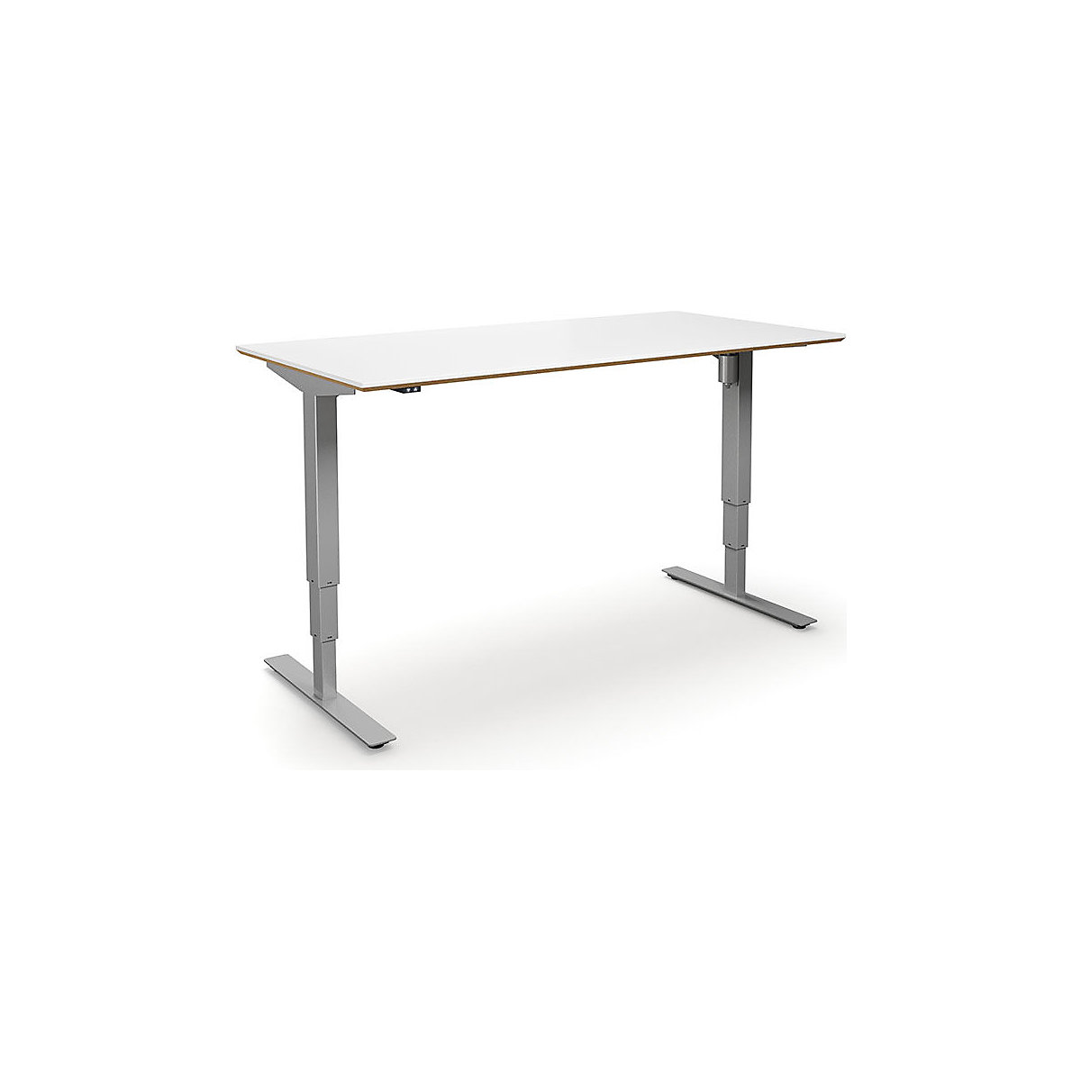 Atlanta Trend desk, electrically height adjustable, straight, WxD 1400 x 800 mm, white/silver-10