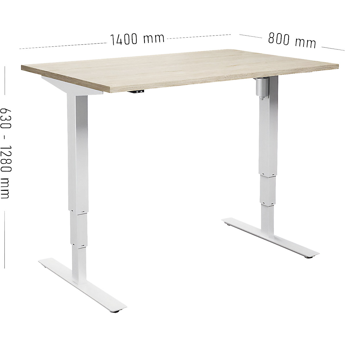 Atlanta desk, electrically height adjustable (Product illustration 2)-1