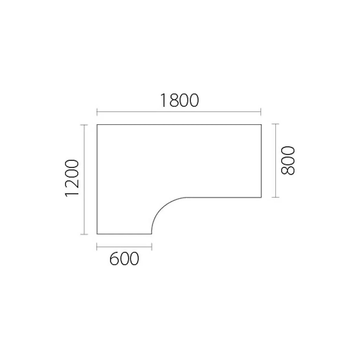 Atlanta desk, electrically height adjustable (Product illustration 2)-1