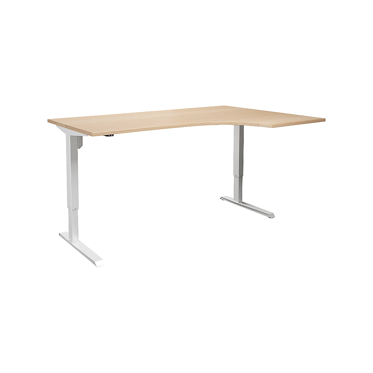 Venla corner desk, electric height adjustment - eurokraft basic