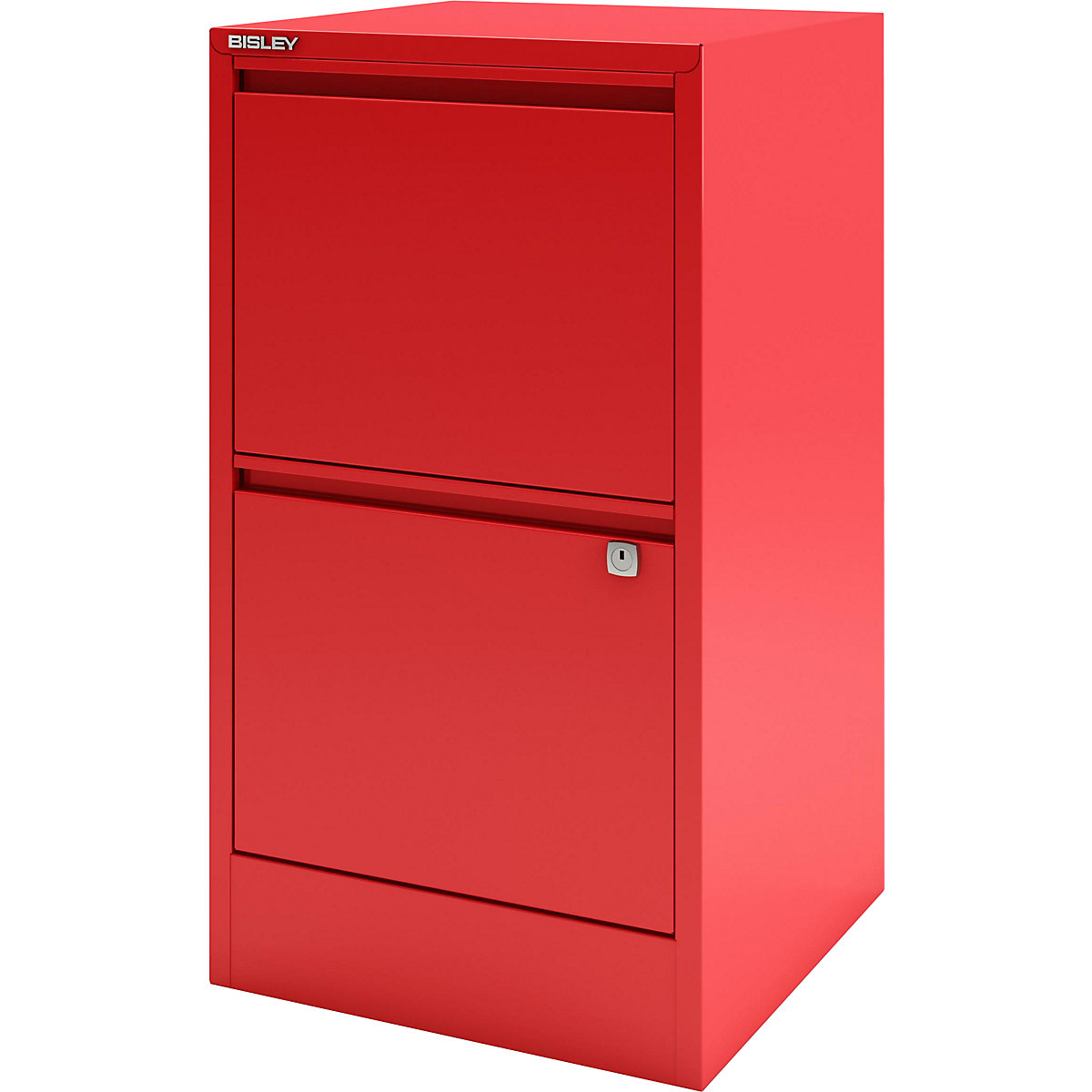 HomeFiler suspension filing cabinet – BISLEY, 2 suspension file drawers, cardinal red-6