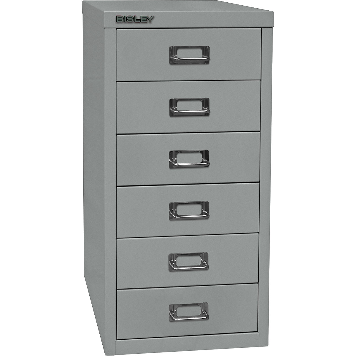 MultiDrawer™ 29 series – BISLEY, A4, 6 drawers, silver-3