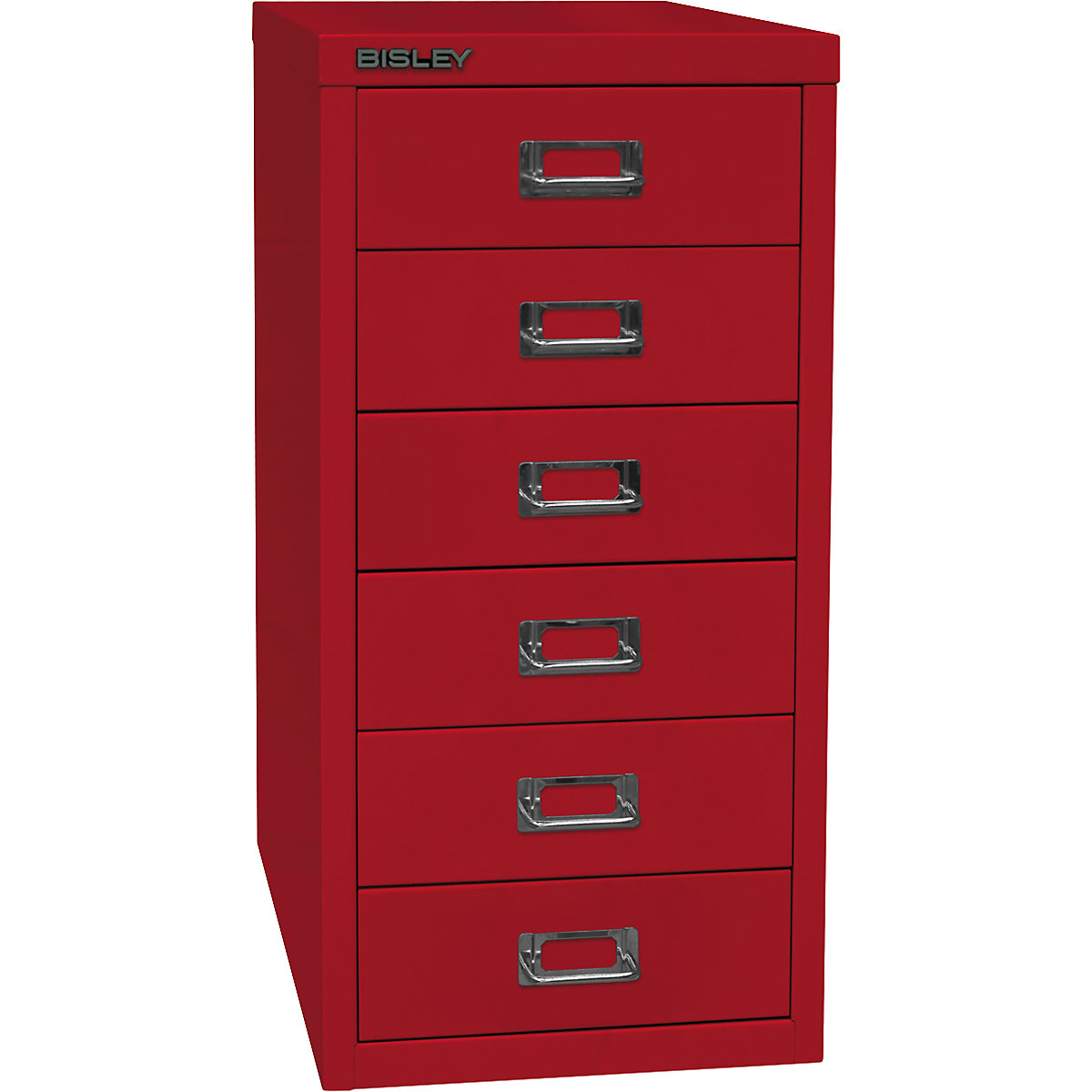 MultiDrawer™ 29 series – BISLEY, A4, 6 drawers, cardinal red-9