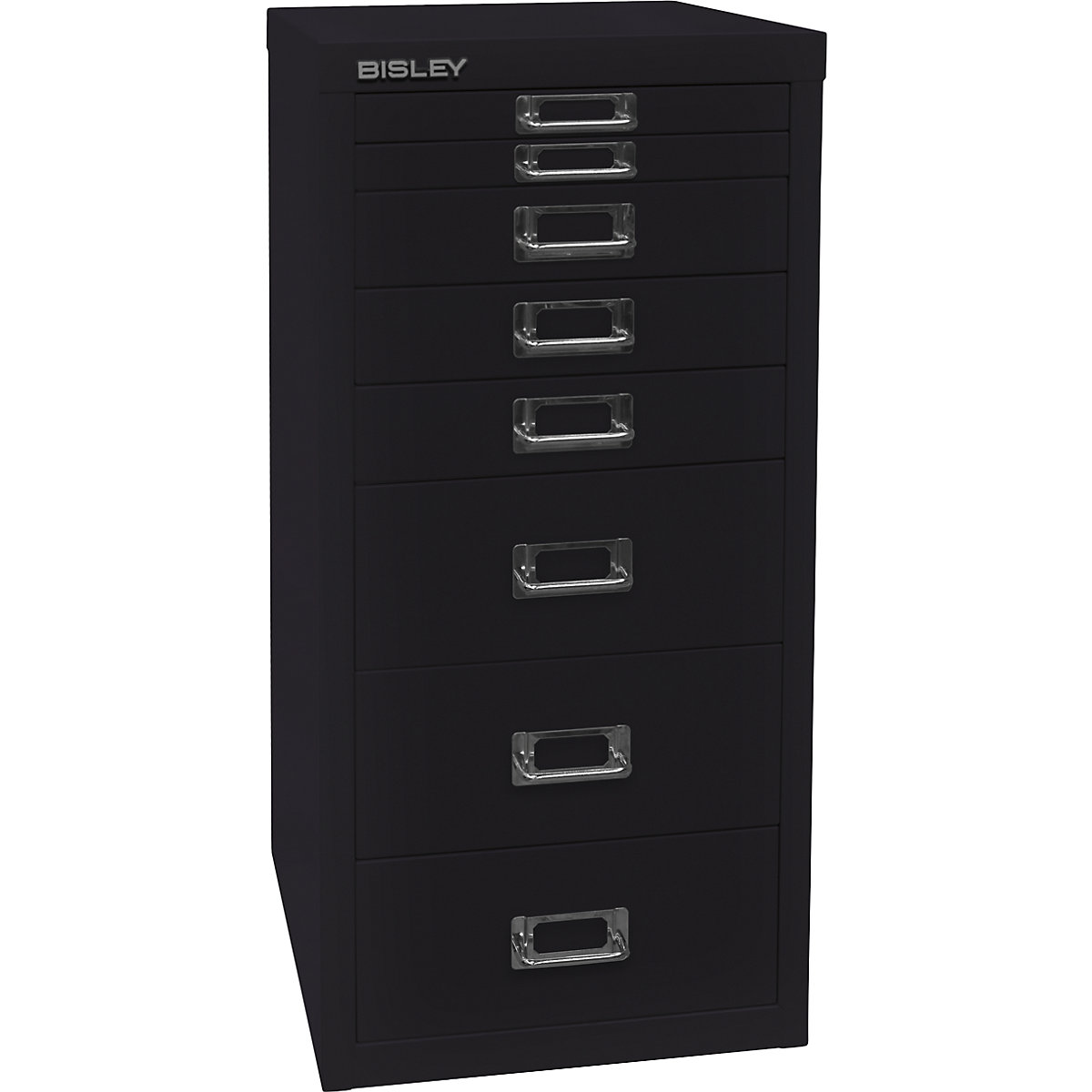 MultiDrawer™ 29 series – BISLEY, A4, 8 drawers, black-9