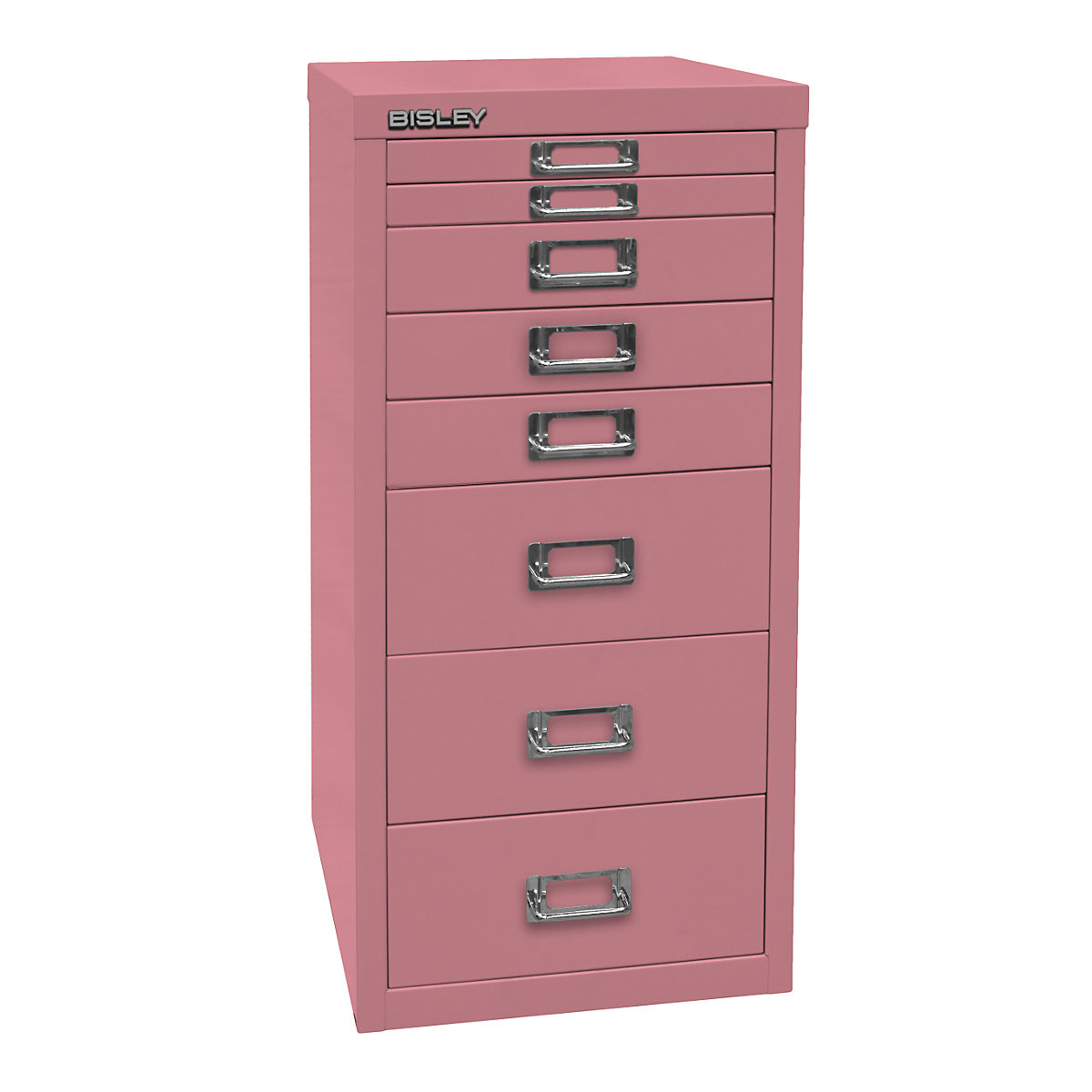 MultiDrawer™ 29 series – BISLEY, A4, 8 drawers, pink-6