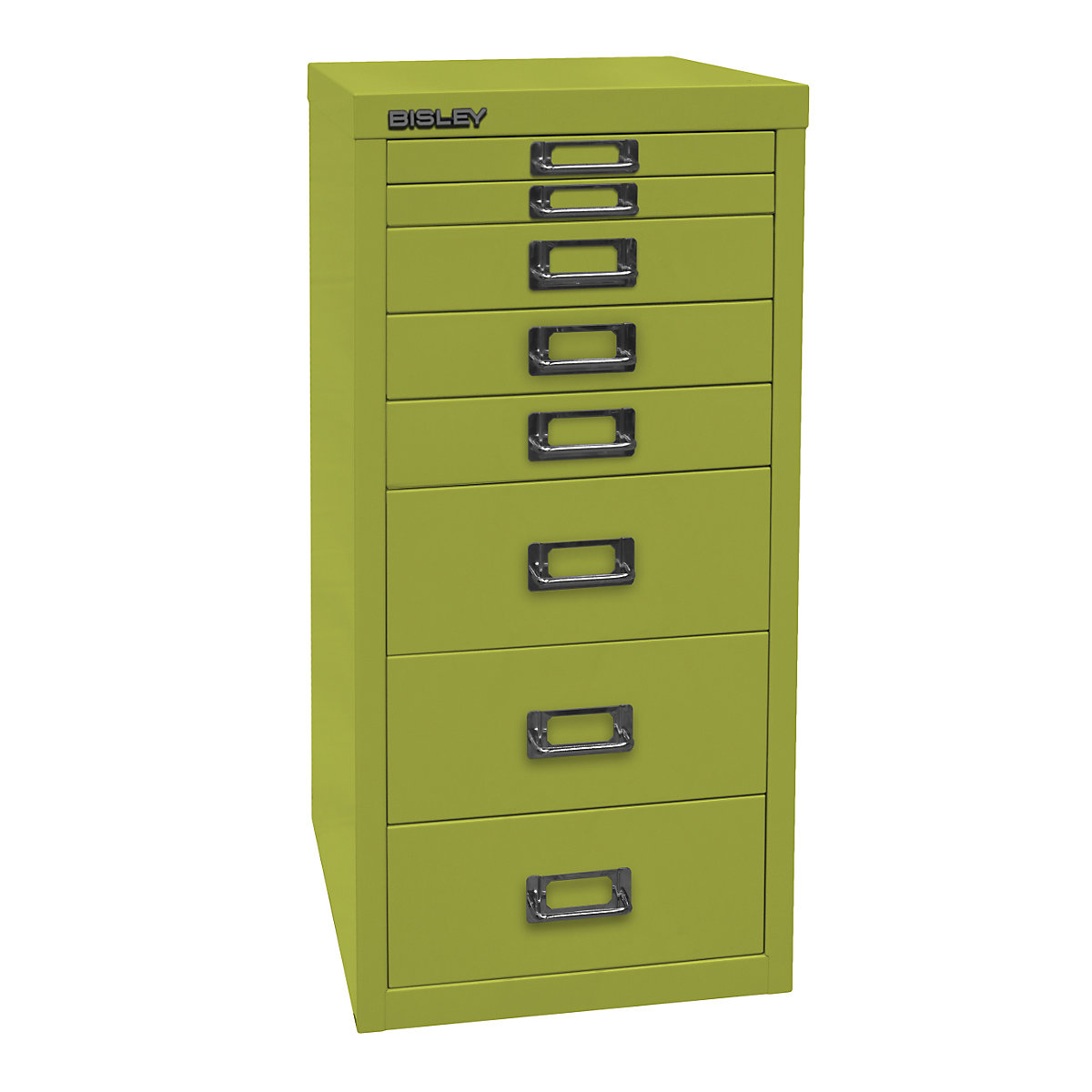MultiDrawer™ 29 series – BISLEY, A4, 8 drawers, green-12