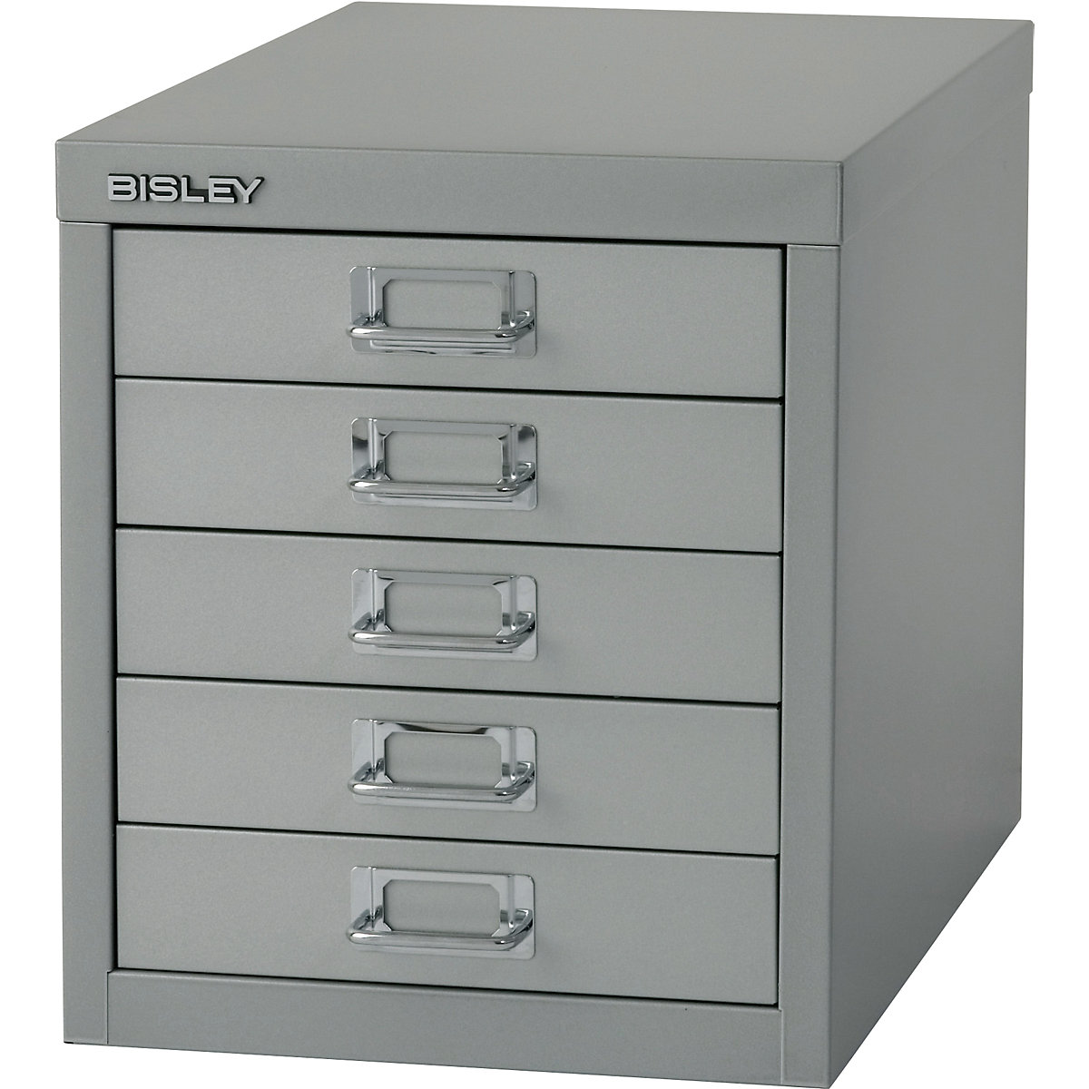 MultiDrawer™ 39 series – BISLEY, A4, 5 drawers, silver-7