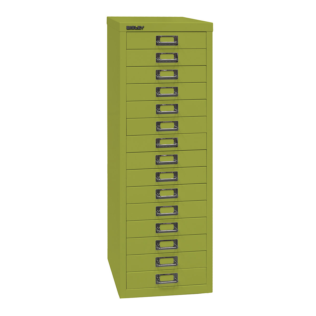 MultiDrawer™ 39 series – BISLEY, A4, 15 drawers, green-4