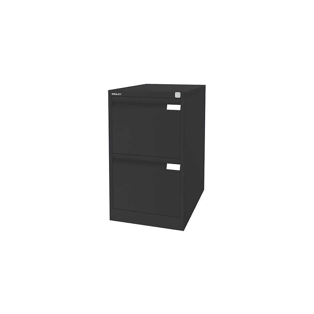 Suspension file cabinet, 1-track – BISLEY, 2 A4 drawers, charcoal-13