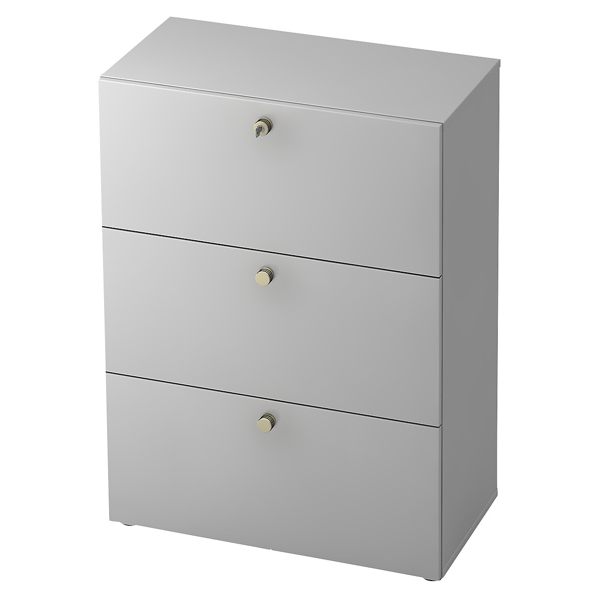 Suspension filing cabinet with acoustic rear panel ANNY-AC, HxWxD 1100 x 800 x 420 mm, light grey-7