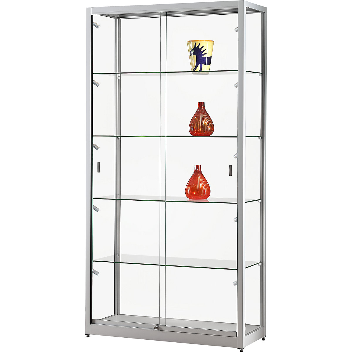 Glass cabinet, WxDxH 1000 x 400 x 1972 mm