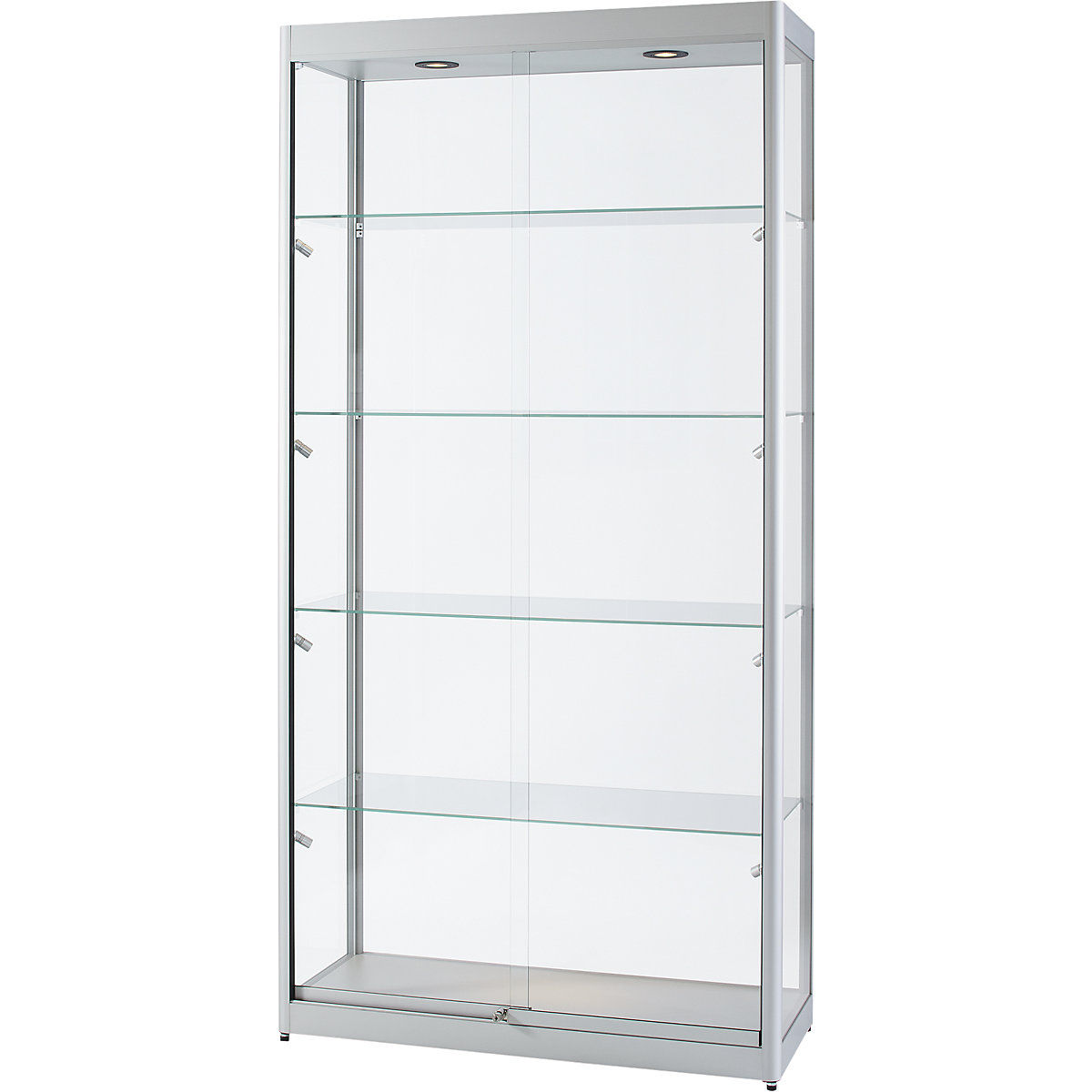Glass cabinet, WxDxH 1000 x 400 x 2000 mm