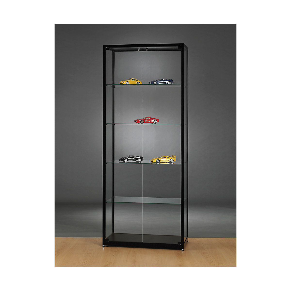 All clearance glass cabinet