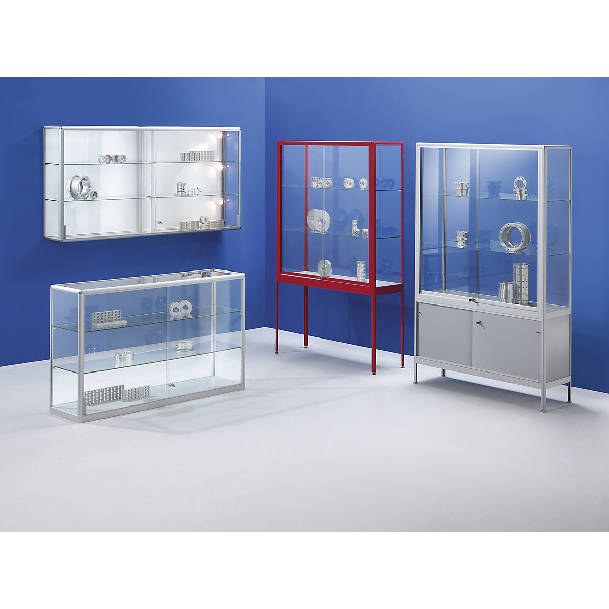 Glass cabinet – eurokraft pro (Product illustration 3)-2