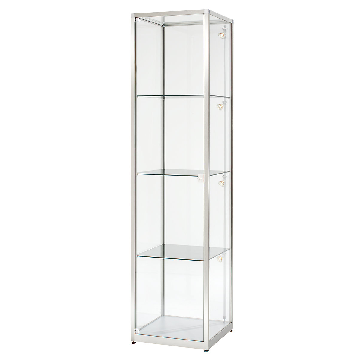 Tall glass cabinet