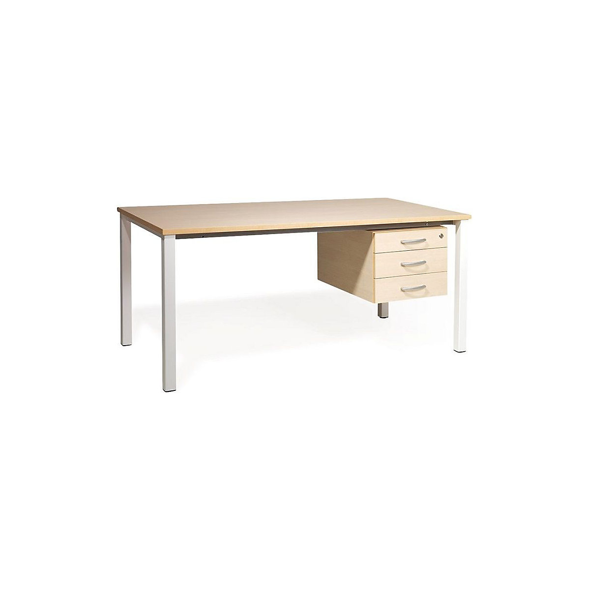Base cupboard for Desk Duo, WxD 428 x 600 mm, birch-3