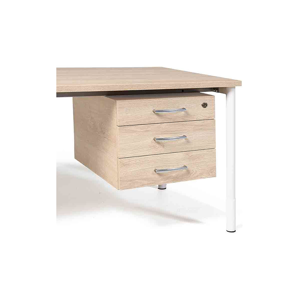 Base cupboard for Desk Duo, WxD 428 x 600 mm, oak-2