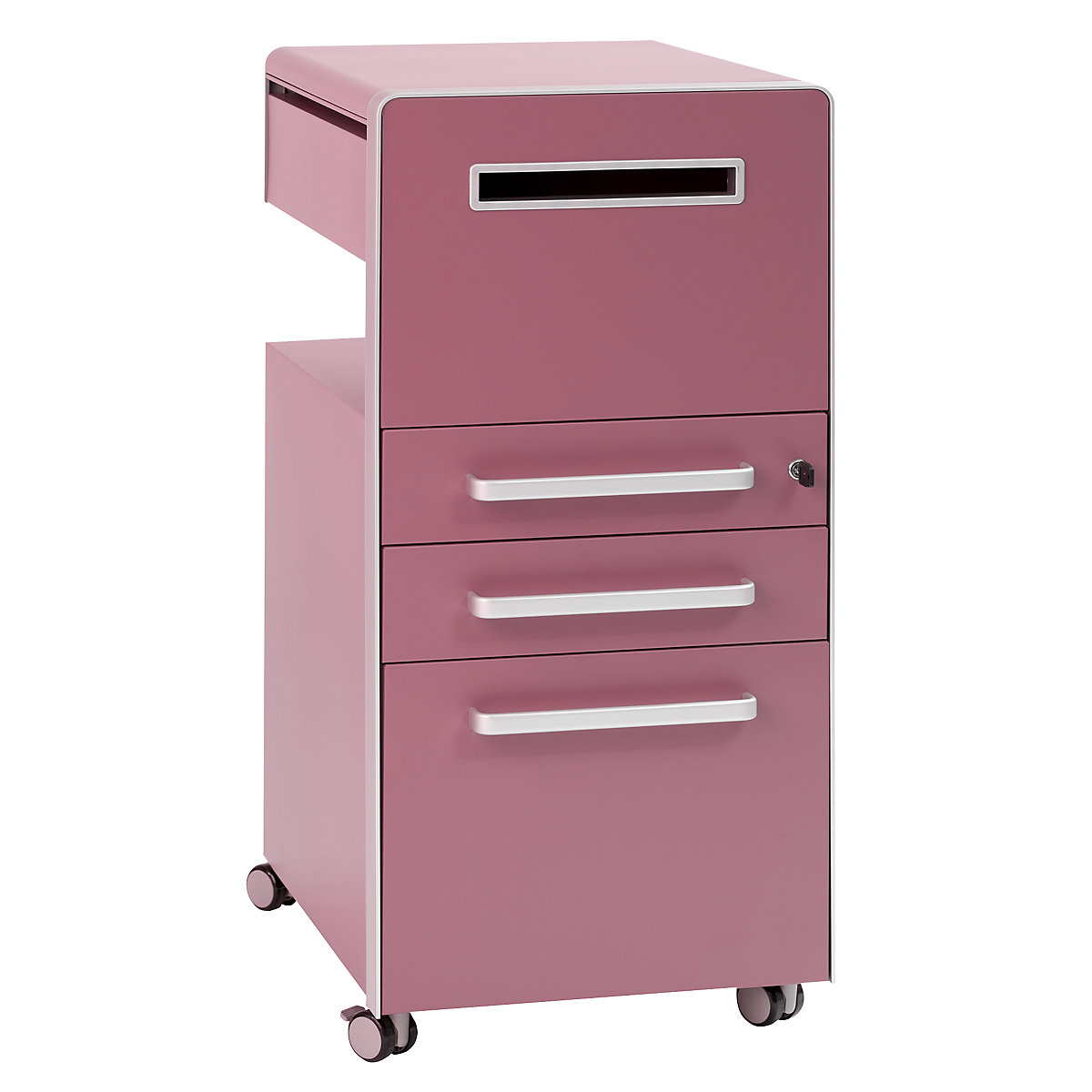 Bite™ pedestal furniture, with 1 whiteboard, opens on the left side – BISLEY (Product illustration 41)-40