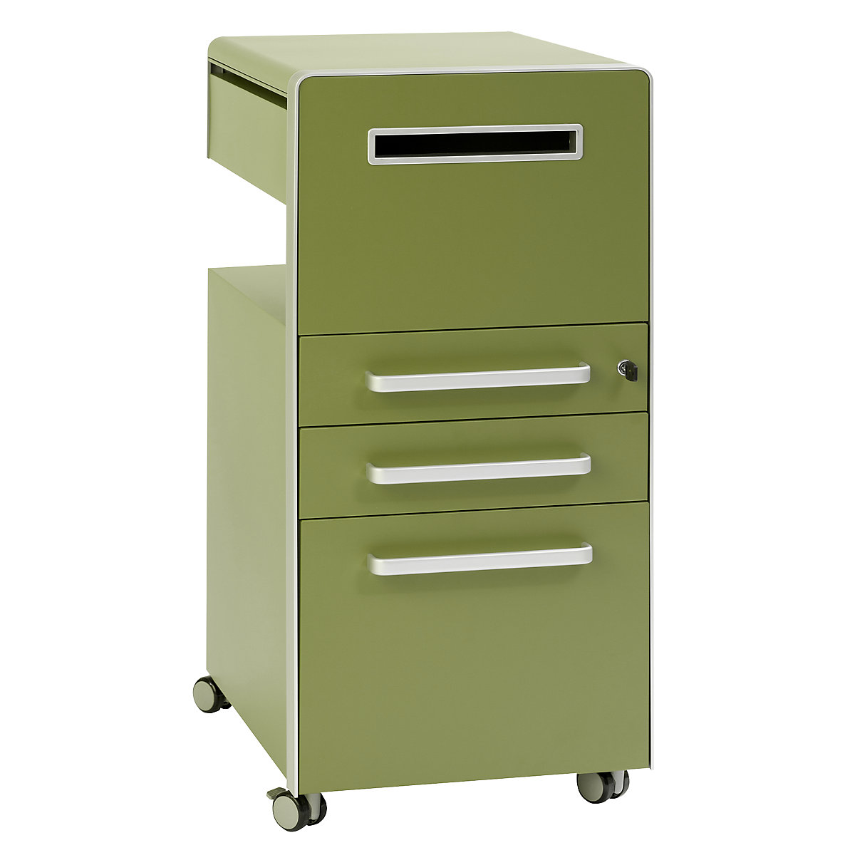 Bite™ pedestal furniture, with 1 whiteboard, opens on the left side – BISLEY (Product illustration 45)-44