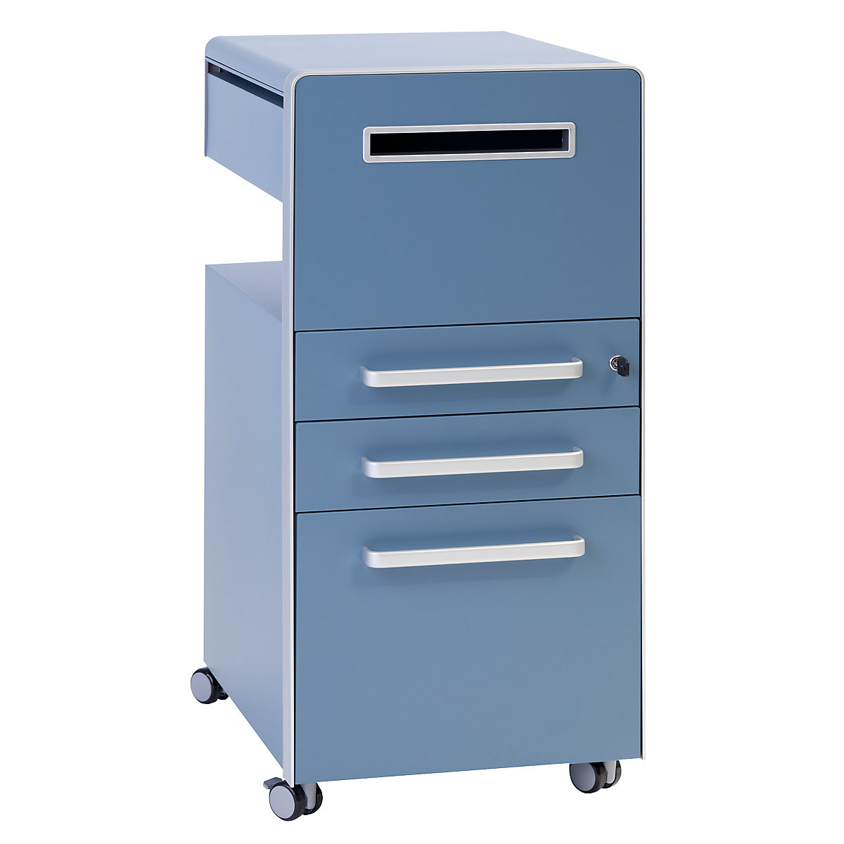 Bite™ pedestal furniture, with 1 whiteboard, opens on the left side – BISLEY (Product illustration 43)-42