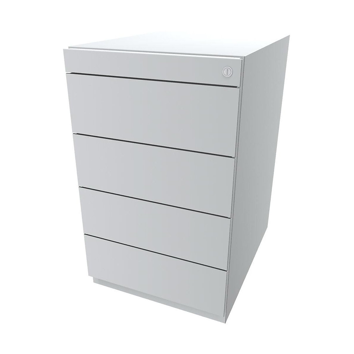 Note™ fixed pedestal, with 4 universal drawers – BISLEY