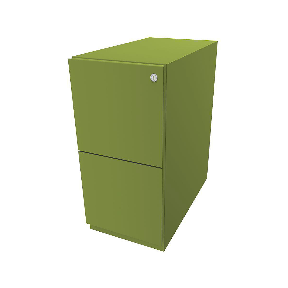 Note™ mobile pedestal, with 2 suspension file drawers – BISLEY, HxW 645 x 300 mm, green-8