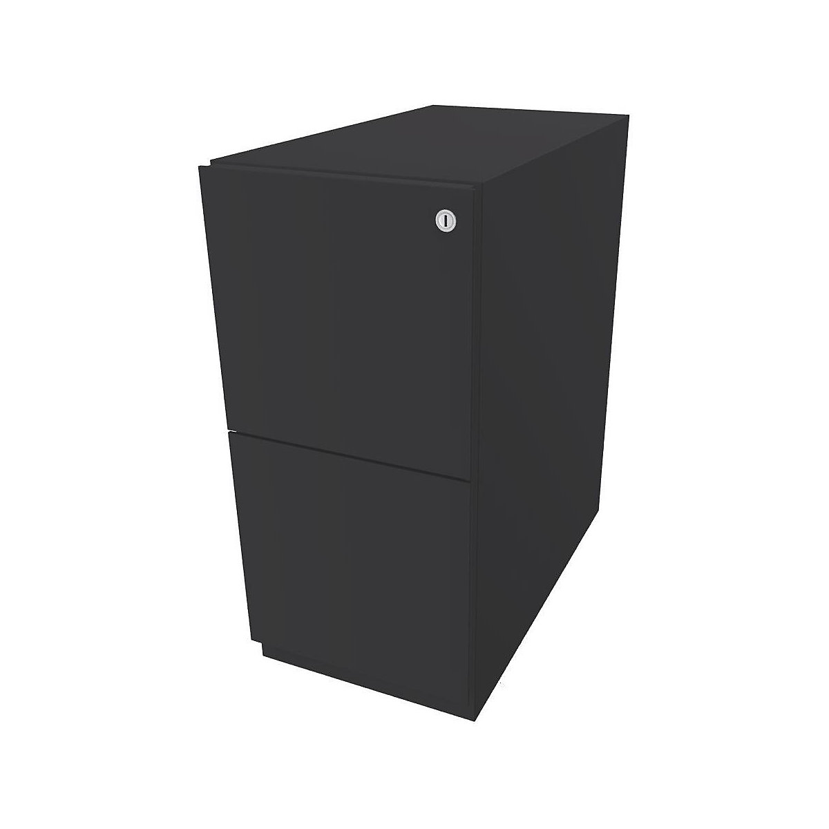 Note™ mobile pedestal, with 2 suspension file drawers – BISLEY, HxW 645 x 300 mm, charcoal-9