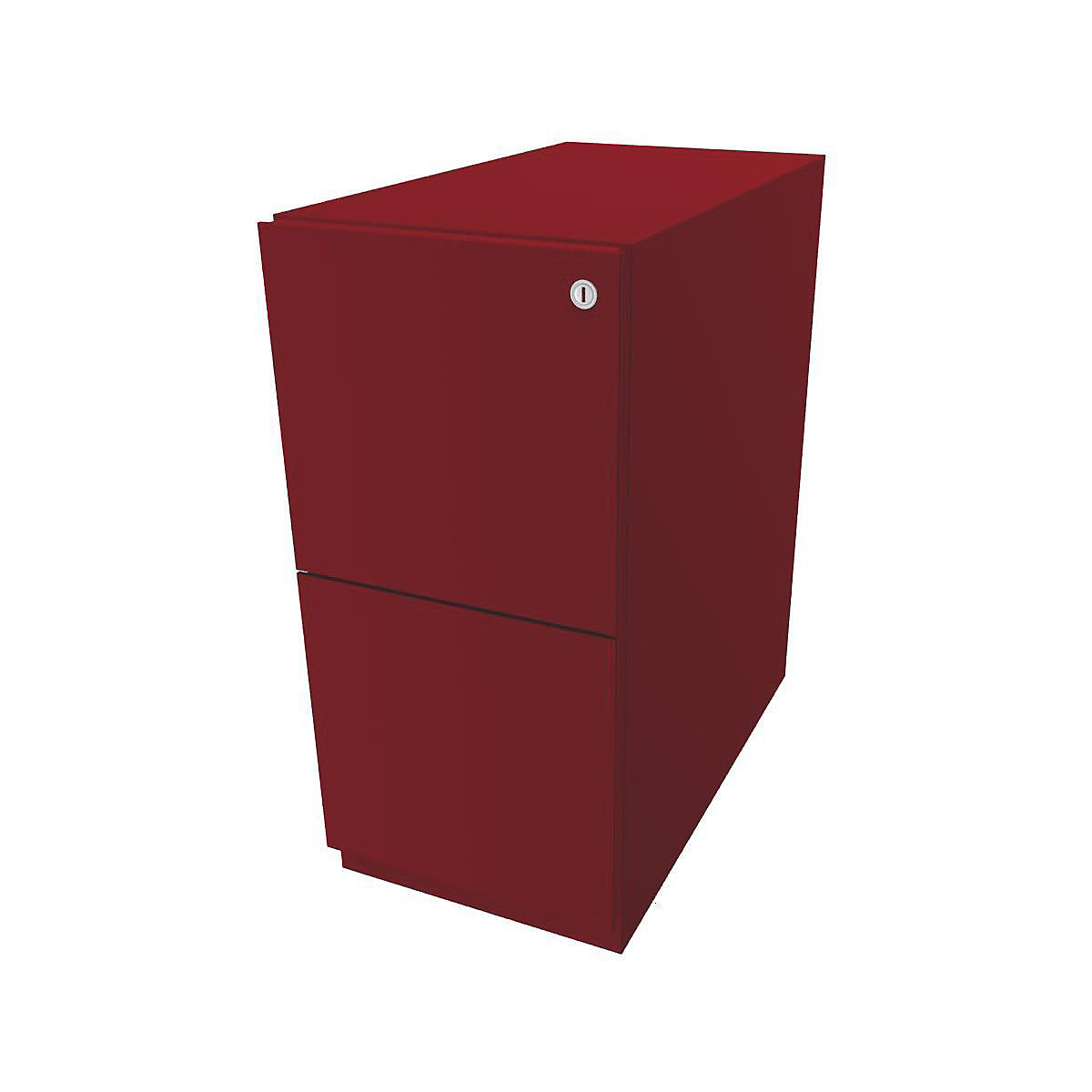 Note™ mobile pedestal, with 2 suspension file drawers – BISLEY, HxW 645 x 300 mm, cardinal red-11