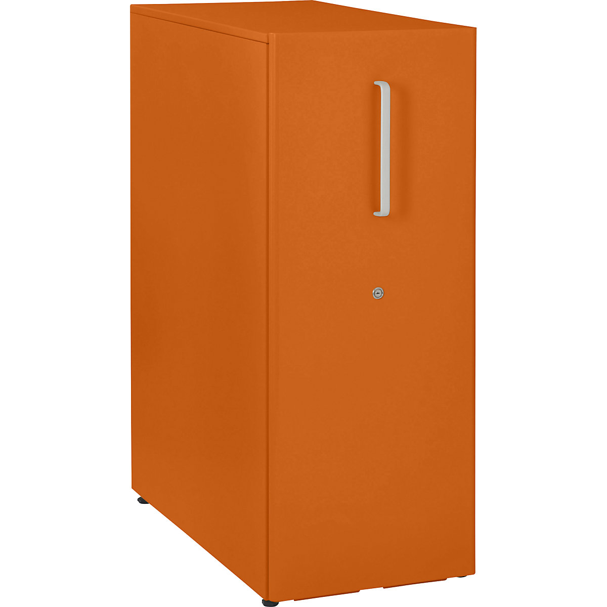 Tower™ 3 add-on furniture, with worktop, 1 pin board – BISLEY, for the left side, 1 shelf, orange-16
