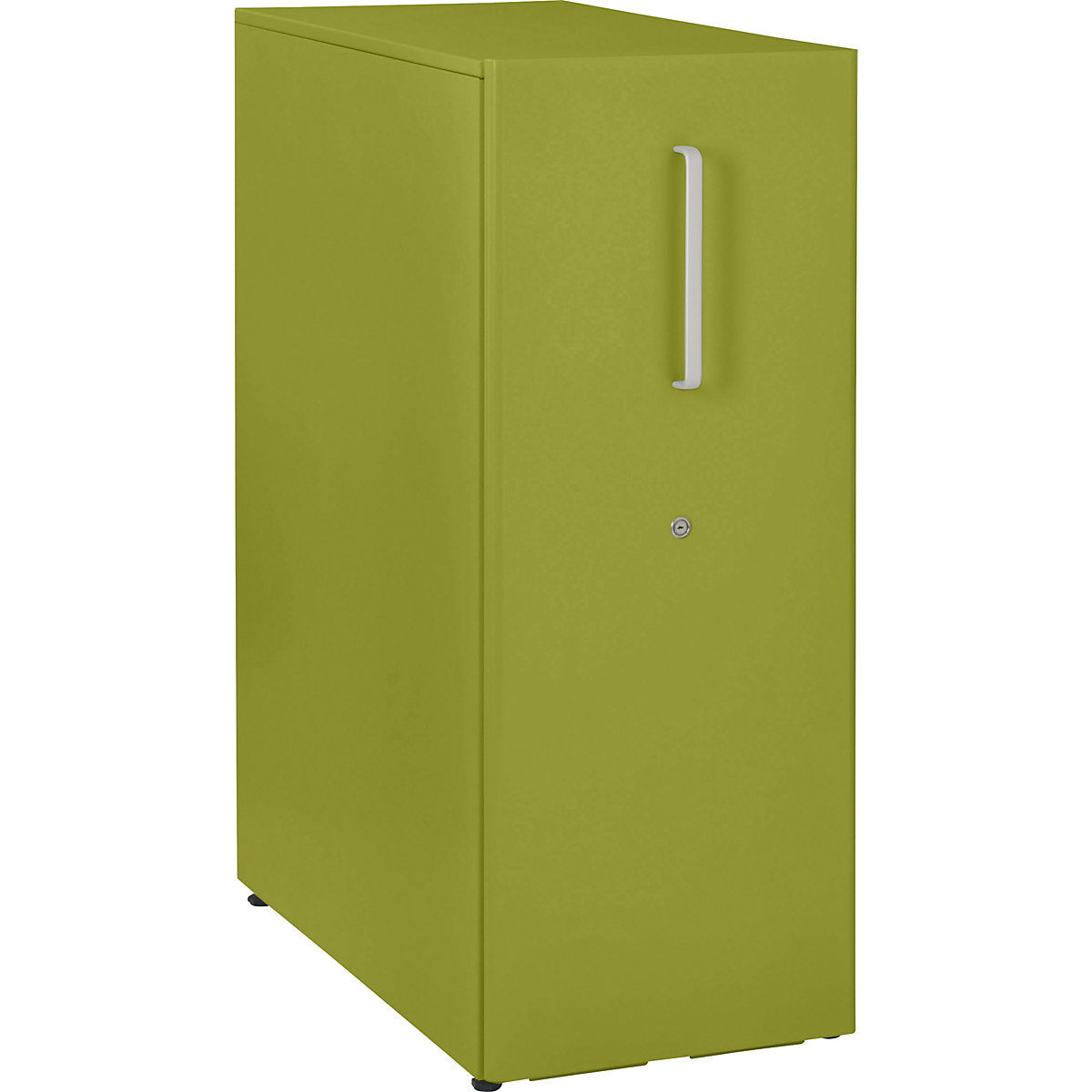 Tower™ 3 add-on furniture, with worktop, 1 pin board – BISLEY, for the left side, 1 shelf, green-12