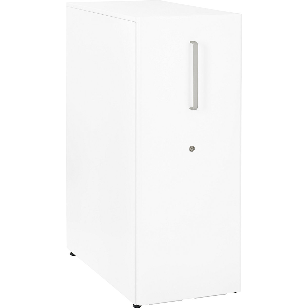 Tower™ 3 add-on furniture, with worktop, 1 pin board – BISLEY, for the left side, 1 shelf, traffic white-15