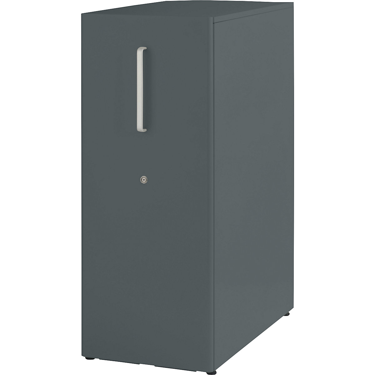 Tower™ 3 add-on furniture, with worktop, 1 pin board – BISLEY, for the right side, 2 shelves, charcoal-17