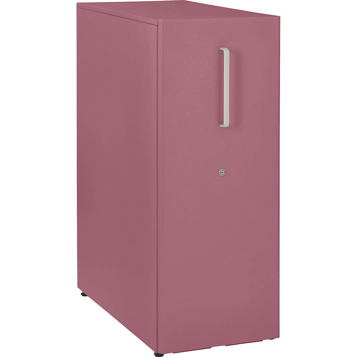 Tower™ 3 add-on furniture, with worktop, 1 pin board – BISLEY, for the left side, 1 shelf, pink-4