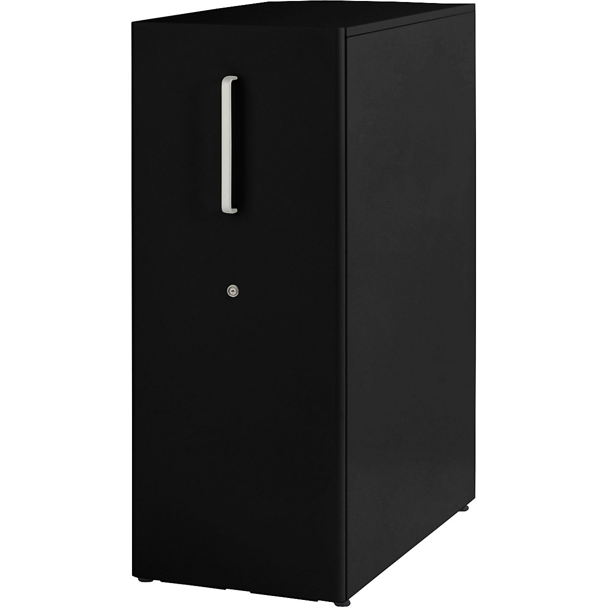 Tower™ 3 add-on furniture, with worktop, 1 pin board – BISLEY, for the right side, 2 shelves, black-20