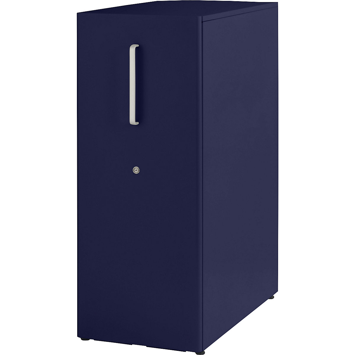 Tower™ 3 add-on furniture, with worktop – BISLEY, for the right side, 2 shelves, oxford blue-4