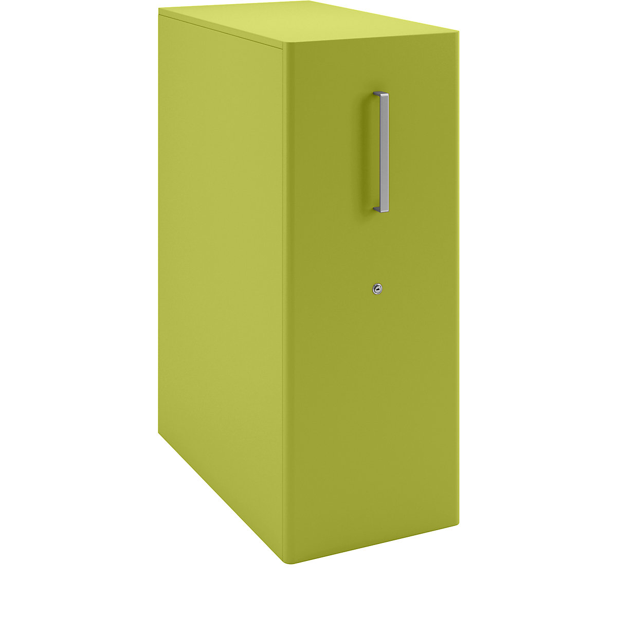 Tower™ 4 add-on furniture, with worktop, 1 pin board – BISLEY, for the left side, 2 shelves, green-18