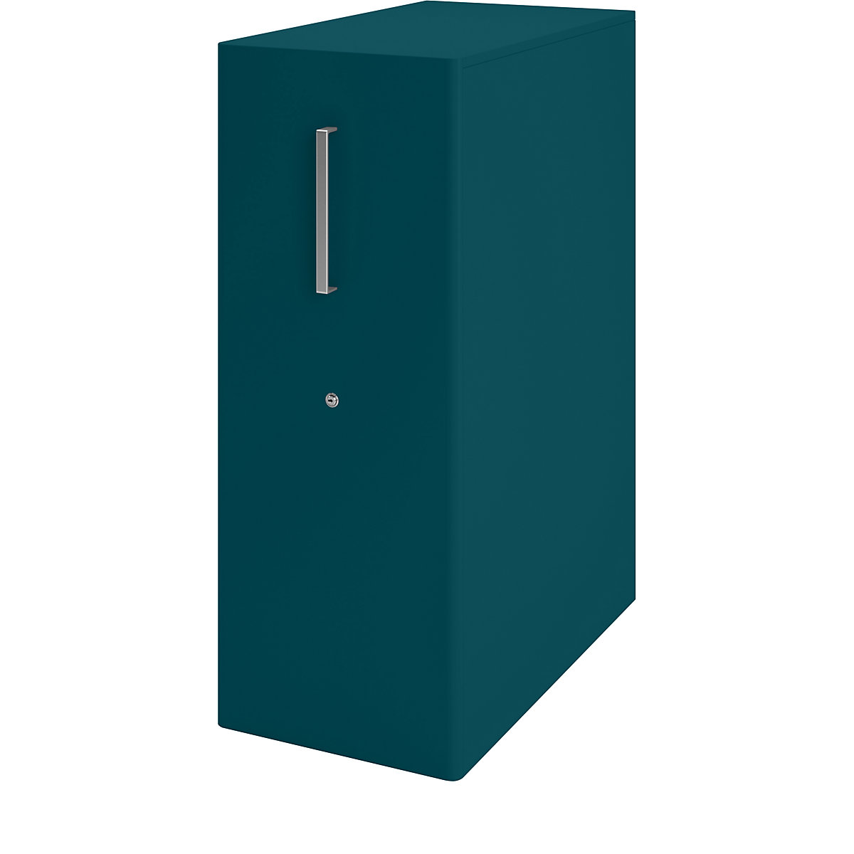 Tower™ 4 add-on furniture, with worktop, 1 pin board – BISLEY, for the right side, 1 shelf, ocean blue-18