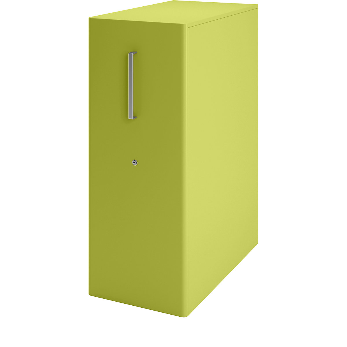 Tower™ 4 add-on furniture, with worktop, 1 pin board – BISLEY, for the right side, 1 shelf, green-15