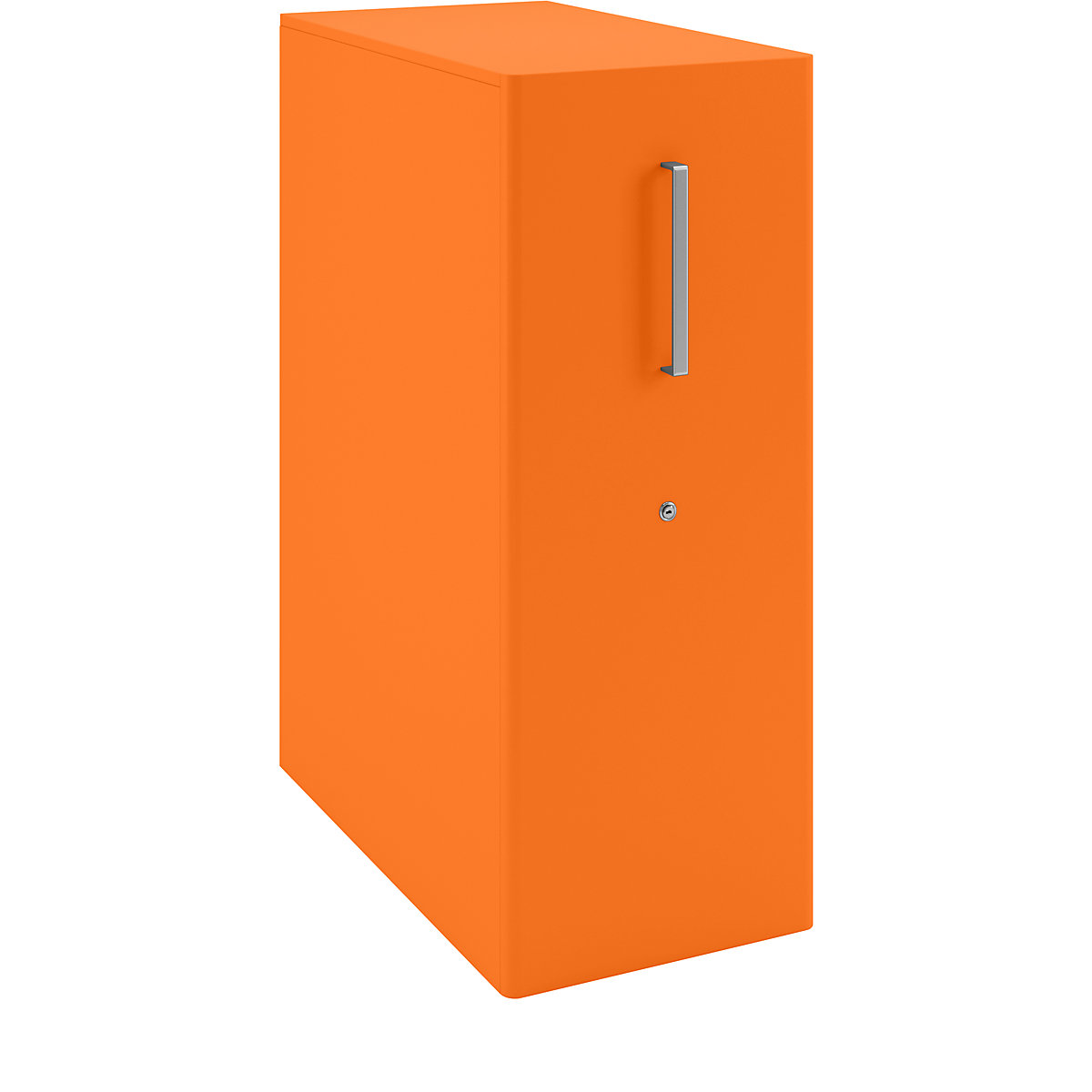 Tower™ 4 add-on furniture, with worktop, 1 pin board – BISLEY, for the left side, 2 shelves, orange-2