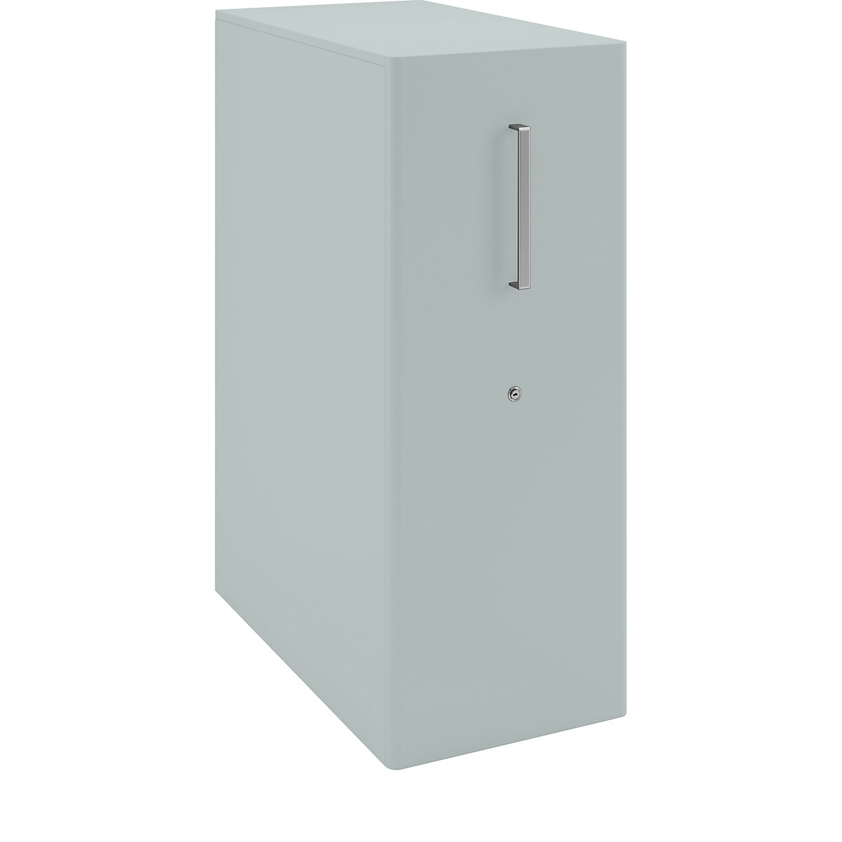 Tower™ 4 add-on furniture, with worktop, 1 pin board – BISLEY, for the left side, 2 shelves, silver-7