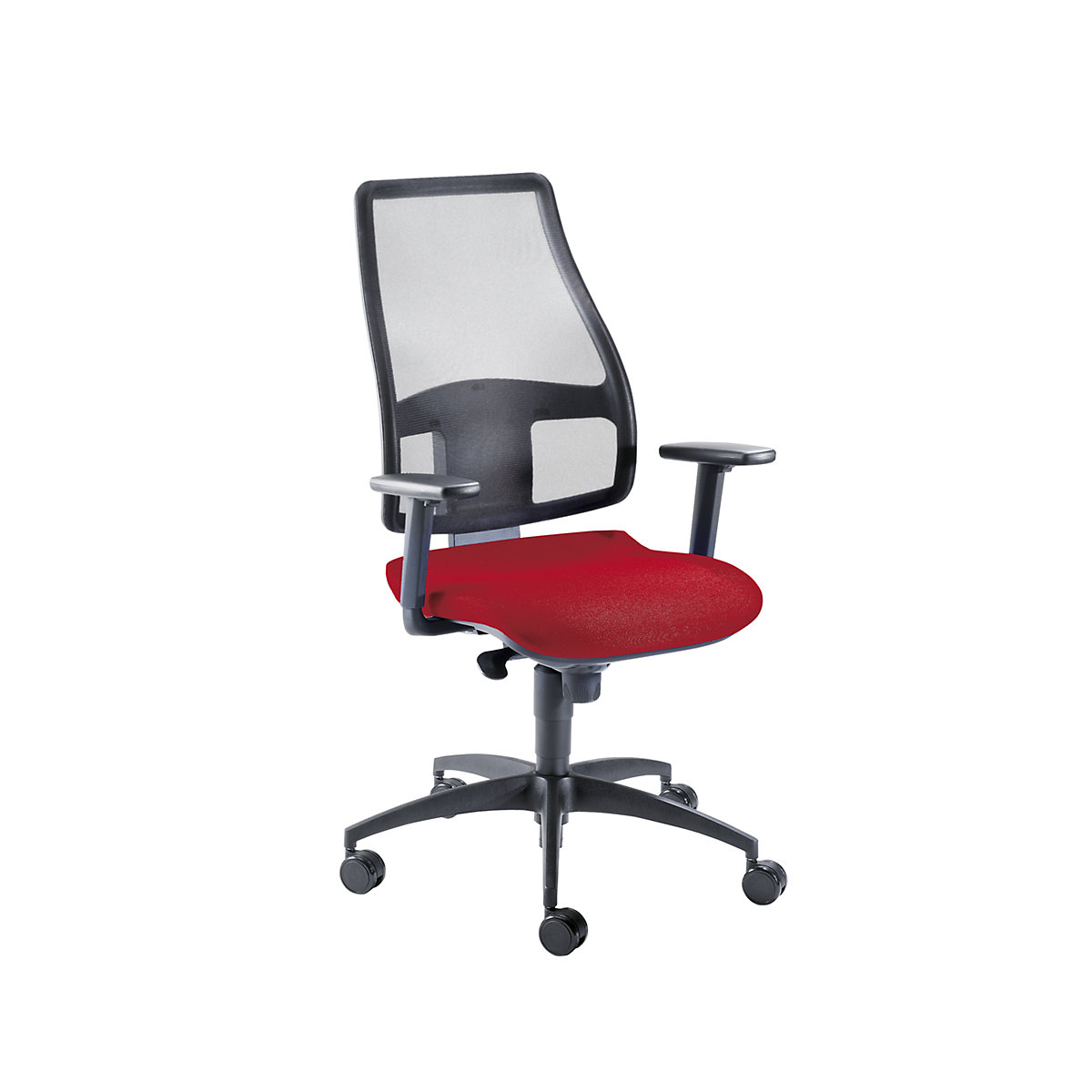 Ergonomic swivel chair, back rest height 680 mm – Topstar (Product illustration 8)-7