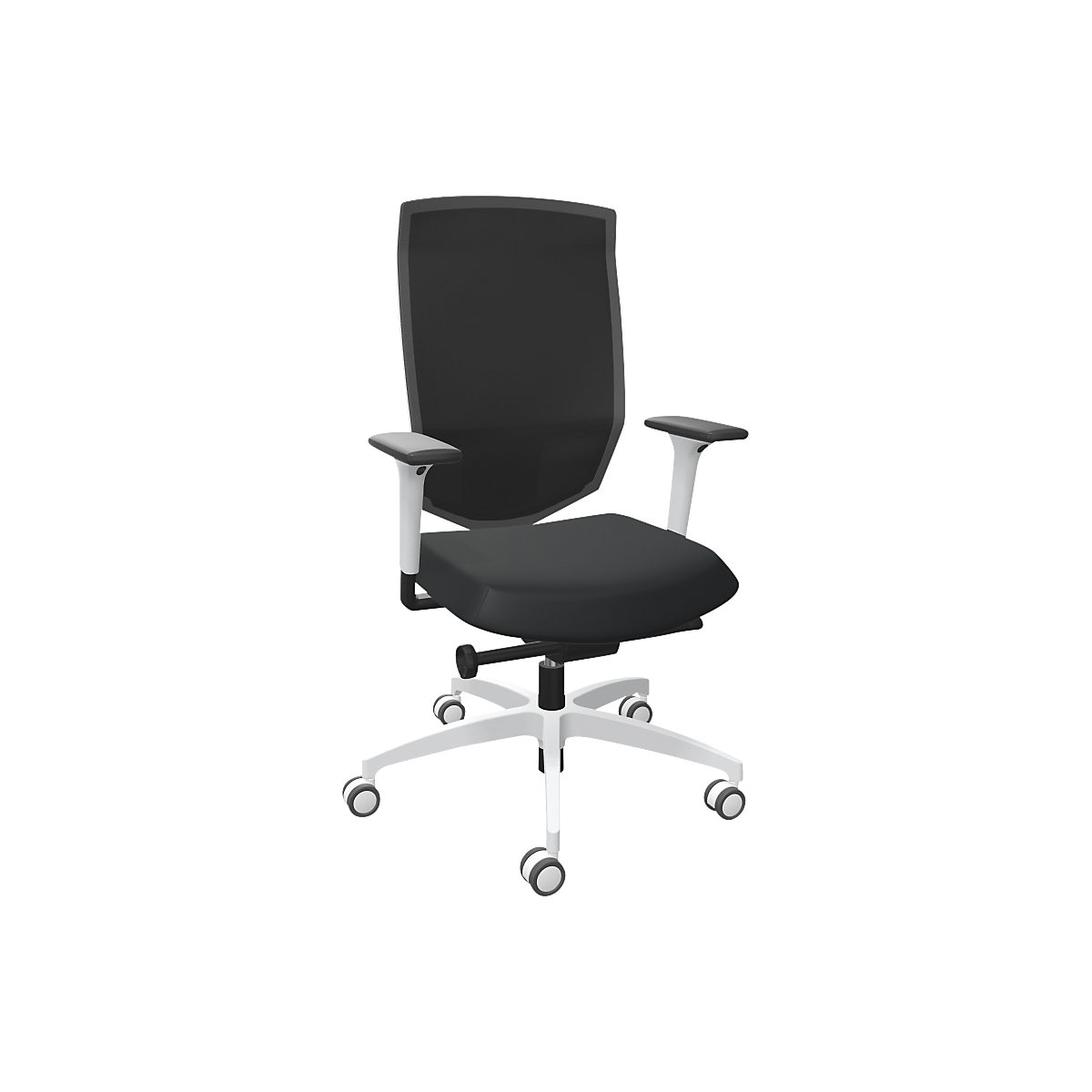 JUST EVO MESH office swivel chair Dauphin with mesh back rest kaiserkraft