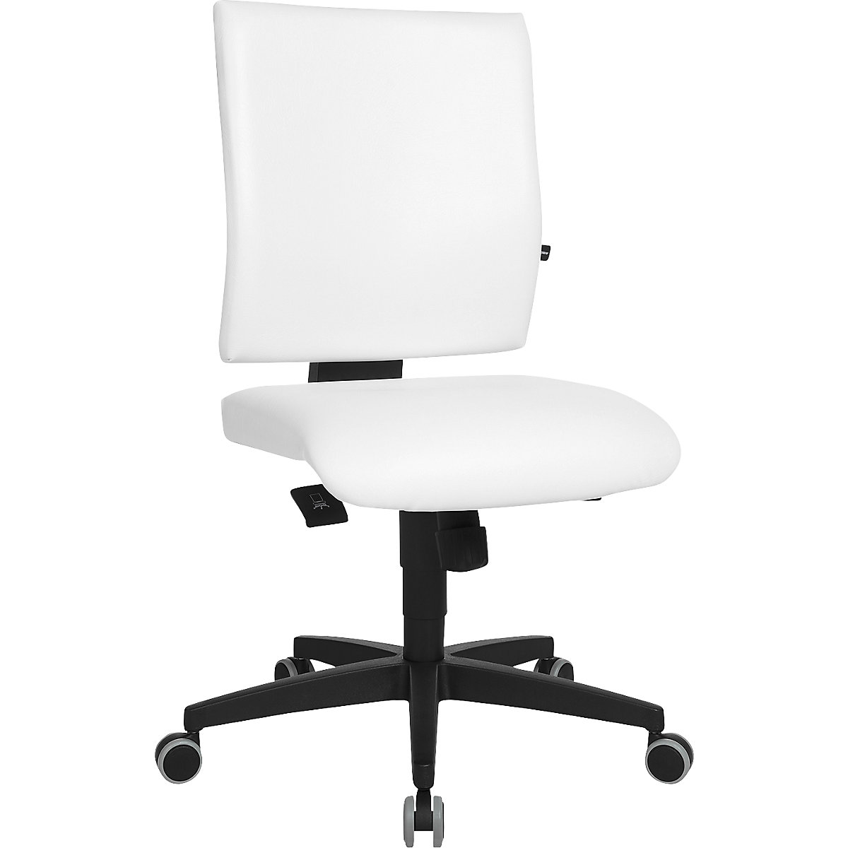 LIGHTSTAR swivel chair – Topstar, vinyl cover, white-7