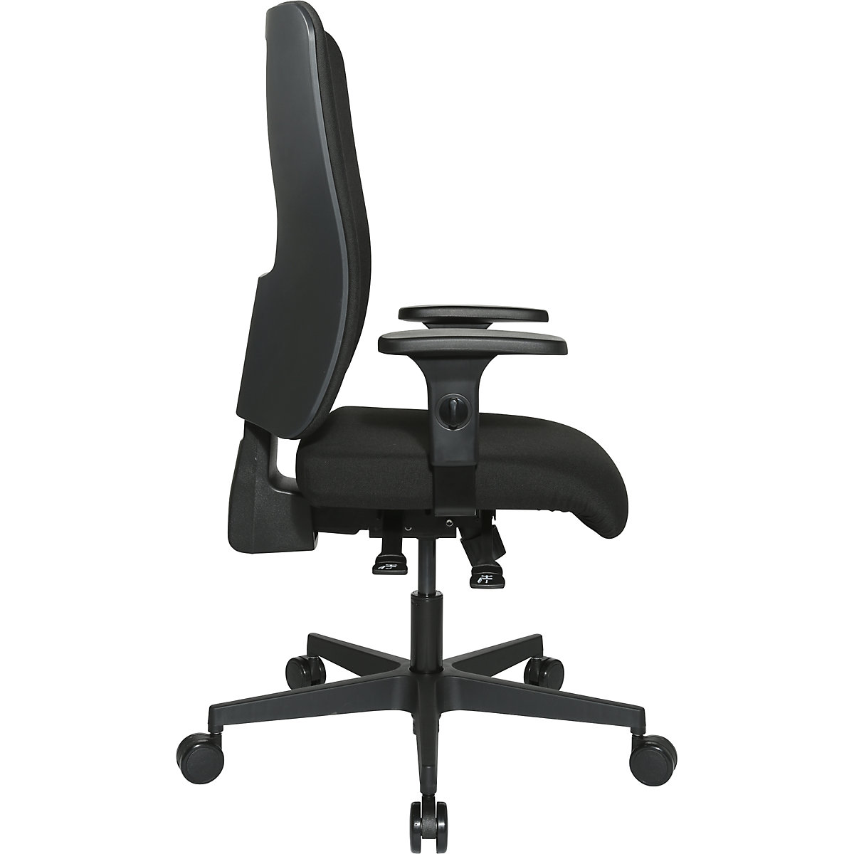 Office swivel chair V1 flat seat – eurokraft pro (Product illustration 5)-4