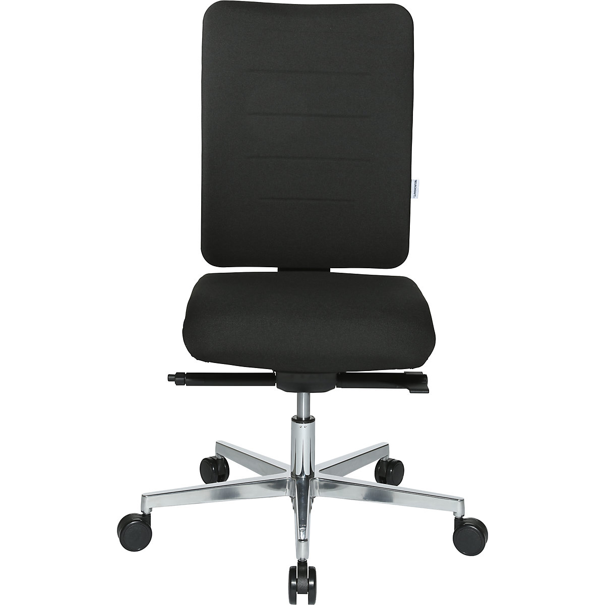 Office swivel chair V4 flat contoured seat – eurokraft pro (Product illustration 2)-1