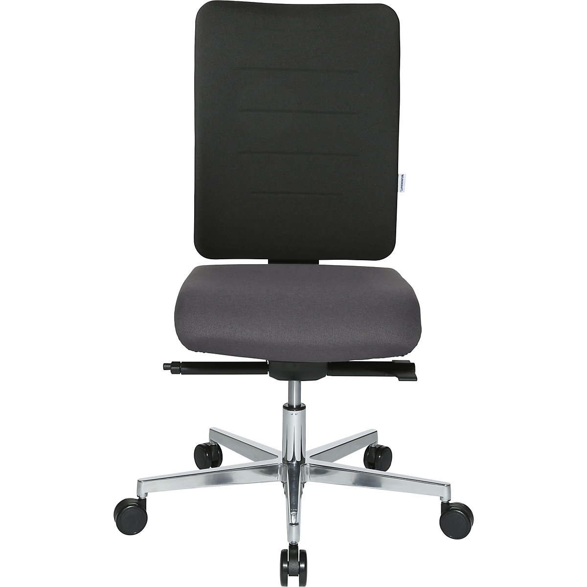 Office swivel chair V4 flat contoured seat – eurokraft pro (Product illustration 4)-3