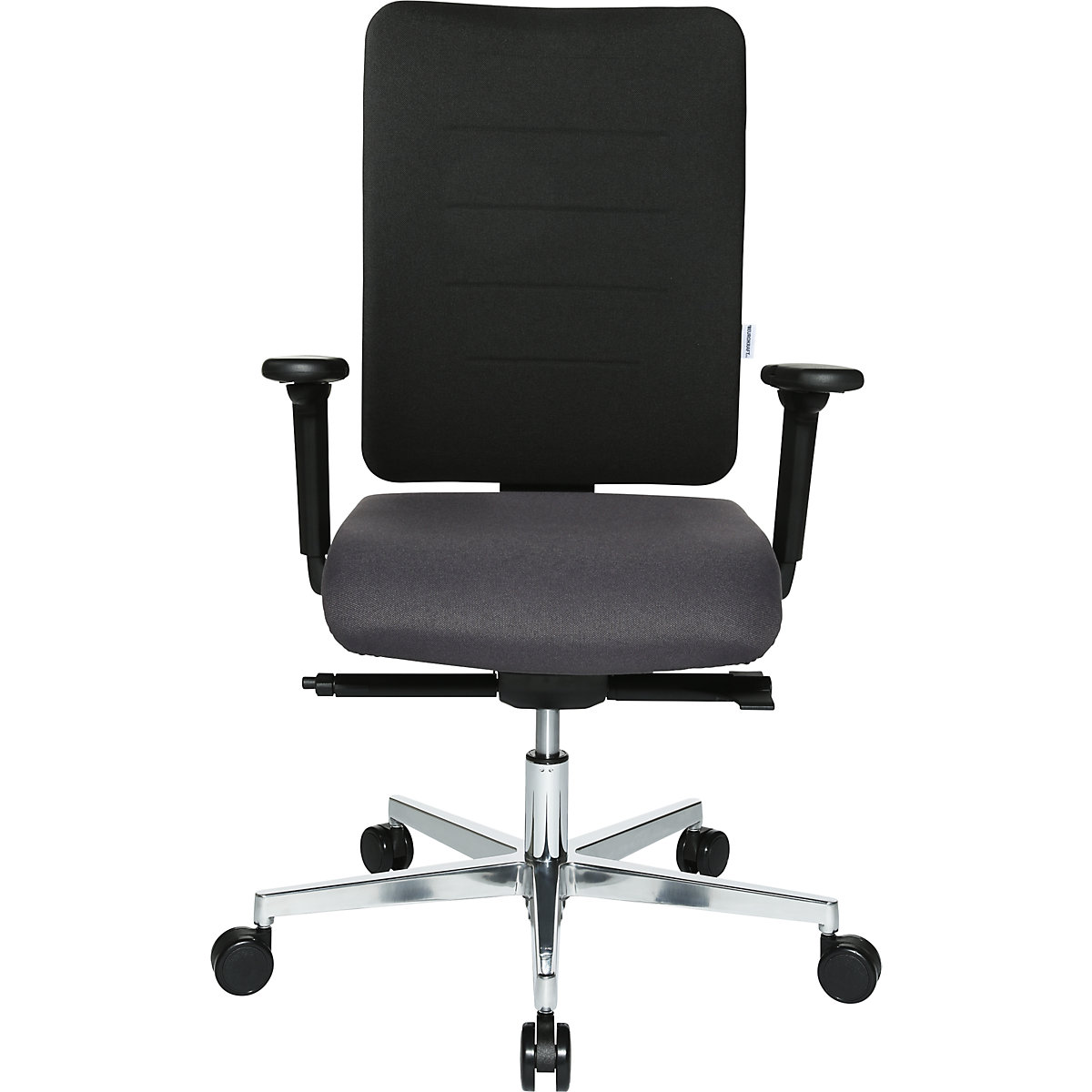 Office swivel chair V4 flat contoured seat – eurokraft pro (Product illustration 6)-5