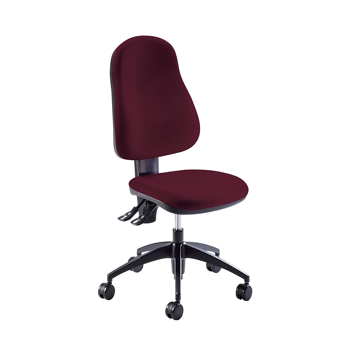 Operator swivel chair, back rest height 520 mm – eurokraft pro (Product illustration 3)-2